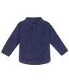 LW031 Larkwood Kids 1/2 Zip Lightweight Fleece Navy colour image